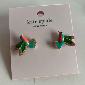 kate spade hummingbird stud earrings